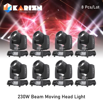 0 Данък 8шт Lyre Beam 230 W 7R движещ Се Главоболие Светлина 230 W DJ Преместване на Основния модел Beam 7r Sharpy Beam 230 Stage Disco Light Power Corn