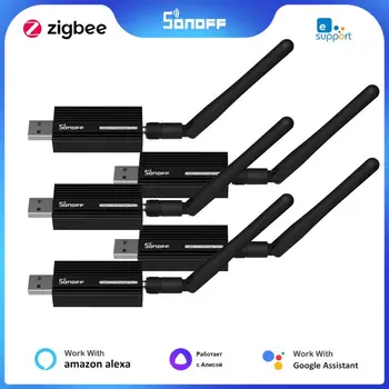 1-5 Бр. SONOFF ZBDongle-E Безжичен Мрежов портал на Zigbee Zigbee2MQTT Capture USB интерфейс ZHA Поддръжка на Устройства SONOFF ZigBee