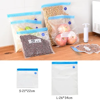 10шт Вакуум пакет за запечатване на хранителни продукти, чанти за съхранение на дрехи, битова вакуумно опаковане, Кухненски вакуумни торби за запечатване на хранителни продукти