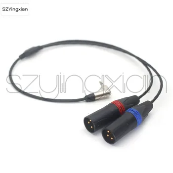 2 * XLR 3-пинов конектор 3.5 мм TRS Audio Plug за аудиокабеля Atomos до несимметричному аудиовыходу Zaxcom IFB.