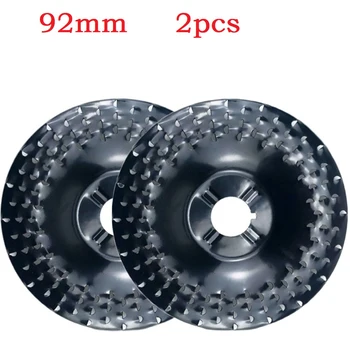 2 елемента Шлайфане кръг Формиращ диск 92/125 мм Стоманена Абразивен диск с отвор 16 мм за дърводелски Инструменти за изрязване на ъглошлайф Аксесоари
