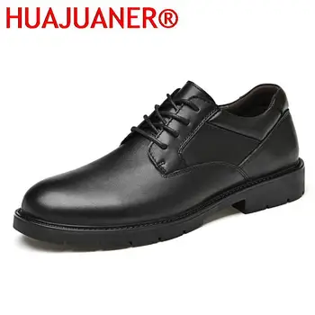 2023 Нова Висококачествени Мъжки обувки, Луксозни Oxfords, Мъжки Ежедневни Мъжки бизнес модела обувки От Естествена Кожа, Мъжки Меки обувки На плоска подметка, Мъжка мода