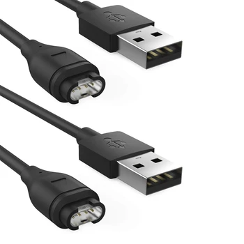 2X Преносимото USB кабел За Синхронизация на данни, кабел за зареждане Тел За Garmin Fenix 5 /5S/5X/Forerunner 935/Quatix 5, ЧЕРЕН