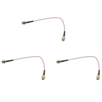 3 бр кабел SMA-SMA plug с дължина 6,5 инча