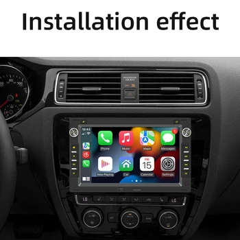 7-инчов автомобилен сензорен екран, Безжичен CarPlay Android Auto Кола преносимо радио Bluetooth MP5 за Volkswagen Passat Lingyu 2 + 32G