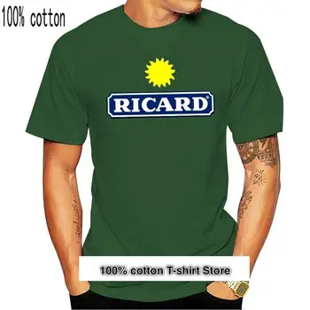 Camiseta de algodón a la moda ал hombre, Camisa estampada против gráfico divertido de verano, Ricard
