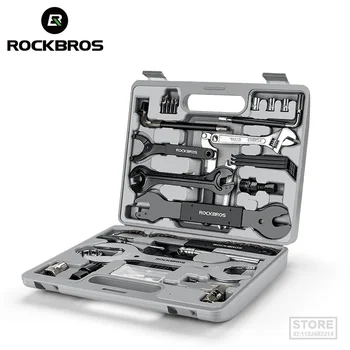 ROCKBROS Комплекти велосипедни Инструменти Box Колоездене Професионален Велосипед Многофункционален Набор от ключове за ремонт 