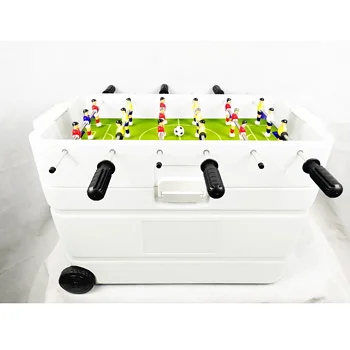 TR-Преносим Игри набор от Cooler Mini настолен футбол С Две Топки И Брояч на очила За Деца И Възрастни