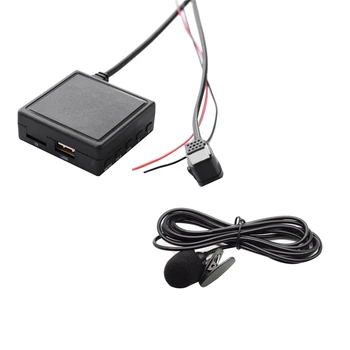 Автомобилен Bluetooth 5,0 AUX USB Музикален Адаптер Безжичен аудио кабел Адаптер с Микрофон За Pioneer Radio P99 P01 Резервни Части За IP Гуми