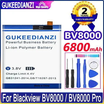 Батерия BV 8000 6800 mah за Blackview BV8000 Батерии Blackview BV8000 Pro Батерия BV8000Pro BV 8000 Pro + безплатни инструменти