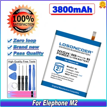 Батерия LOSONCOER M2 3800 ма за Elephone M2 5,5-инчов литиева батерия за мобилен телефон MTK6753