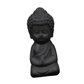 Буда Татхагата Малко Чай домашен Любимец Сбирка Занаяти Статуя на Буда Чаено Украса за Домашен интериор Трапезария
