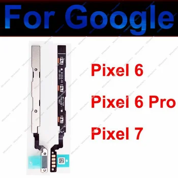 Бутони за регулиране на силата на звука за Google Pixel 6 6Pro 7, странични бутони за включване, изключване, бутон, Гъвкав кабел, лента, Резервни части за ремонт на