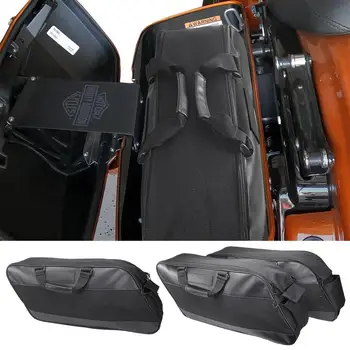 Водоустойчив мотоциклетът седельная чанта, изработена от здрава изкуствена кожа, богат на функции странична кутия за мотоциклет, чанта за съхранение на аксесоари за мотокрос