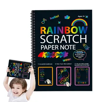 Дяволът Rainbow Изкуство За деца Rainbow Дяволът Paper Art Set Мини-Бележки, Пълнители за отглеждане, детски художествени занаяти, изделия от хартия със собствените си ръце