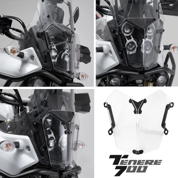 За Yamaha Tenere 700 Tenere700 2019-2022 Аксесоари за мотоциклети Акрилни протектор фарове Защитна капачка за обектива