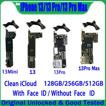 Заводска Отключване на Дънната платка За iPhone 13 Pro Max 13 Mini дънната Платка Pure iCloud За iPhone 13 Логическа Заплащане 100% Оригинална Тестван