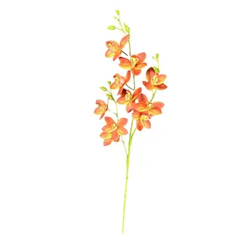 Изкуствени цветя, Изкуствени растения Phalaenopsis Ландшафтен дизайн на Сватбената договореност Домашно Сватбена украса