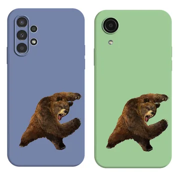 Калъф за Samsung Galaxy M21 2021 M23 5G M30 M30S М31 M32 4G калъф за телефон мек силиконов мечка
