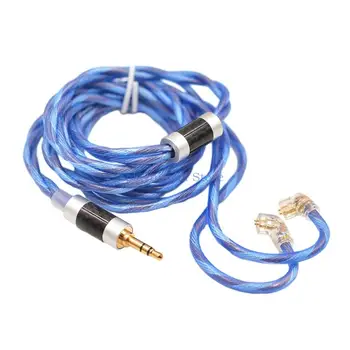 Качествен посеребренный кабел идеален за слушалки ZS10PRO ZSNPRO EDX ZEXPRO E8BA