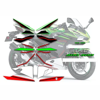 Комплект Обтекателей Цялото тяло Мотоциклет, Комплект Стикери за Kawasaki NINJA400 EX400 2018 2019 2020 2021 2022 2023