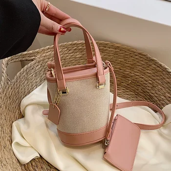 Контрастная дамска чанта-кофа през рамо 2023, новост INS, модни мини чанта-тоут, дизайнерска чанта луксозна марка.