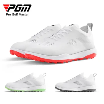 Летни обувки за голф PGM, спортни обувки, нескользящая дамски обувки, леки, дишащи обувки за голф