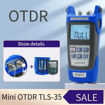 Мини OTDR TLS-35 оптичен Рефлектометр 850/1300/1310/1490/1550 нм Измерване на Оптична мощност Оптична кабелна мрежа Тестер OPM OLS OTDR