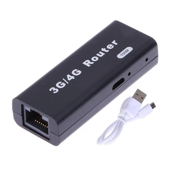 Мини преносим USB на рутера за Безжичен рутер с 3G / 4G Wifi Точка за достъп до Wlan Точка за достъп Wi-Fi 150 Mbps безжичен рутер RJ-45 на USB с USB-кабел