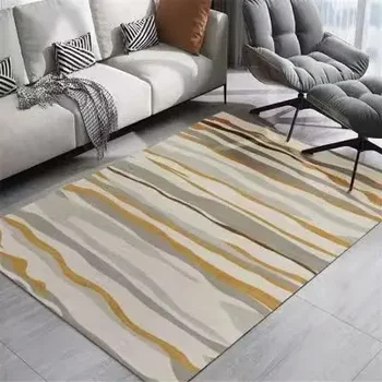 Модерен минималистичен килим W5017, домашен килим за спалнята