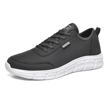 Мъжки ежедневни обувки, Лятна лека мъжки обувки, Дишаща мъжки маратонки, Градинска мъжки летни обувки за Тенис Masculino 39-48