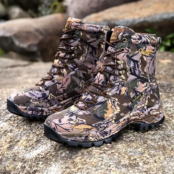 НОВИ маркови мъжки бойни тактически военни обувки Army Фен, непромокаеми ботуши за катерене, Botas Tacticas Hombre Militar