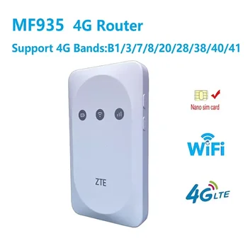 Отключени мобилни рутер ZTE MF935 4G Pocket Wifi LTE със слот за сим-карта Cat4, мобилна точка за достъп до Wi-Fi интернет със скорост 150 Mbps