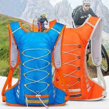 Походный раница с водно мехур, велосипедна чанта с голям капацитет, по-лека Регулируема спортна чанта, Дишаща Воден раница за туризъм
