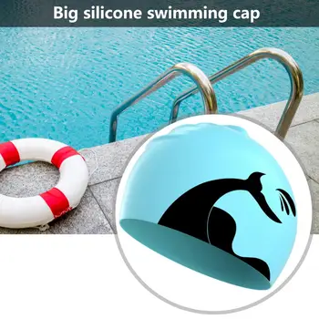 Практически шапка за плуване, устойчива на натиск, удобен на пипане Силиконова шапка за басейна, защита на косата