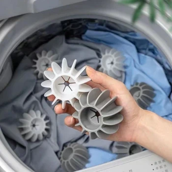 Силиконов топка за пране Magic топчета за предотвратяване на заплитането топка за фрикционной пране, препарат за почистване на дрехи за дома, премахване на петна, почистващи препарати