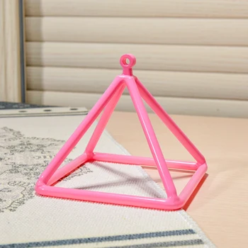 СИТСАНГ-Идеална Поющая Пирамида от Розов Кристал за спокойна Йога 9 Инча