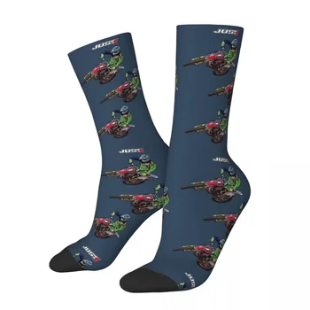 Чорапи MOTO-X, Висококачествени чорапи Harajuku, всесезонни чорапи, Аксесоари за коледни подаръци унисекс